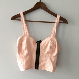 [ T O P S H O P ] Crop Top Bustier